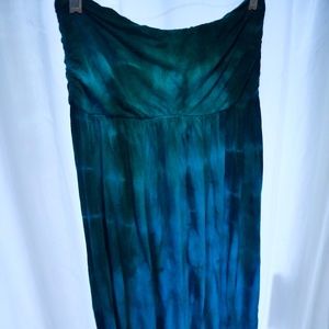 Honolua Wahine Maxi Tie Dye Dress